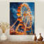 Parc d'attractions jaune et bleu - Art mural-866327071-1038113286