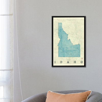 «Idaho Map», impression sur toile