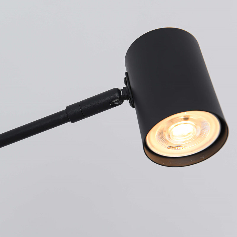 Teague 6 - Light Sputnik Chandelier, Black
