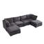 Canapé modulaire en tissu 6 pièces Keefe-106012338