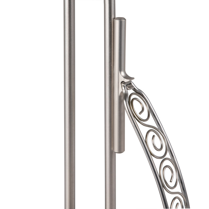 Porte-essuie-tout Scroll Tension, Nickel satiné