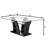 Ikram Glass Top Dining Table