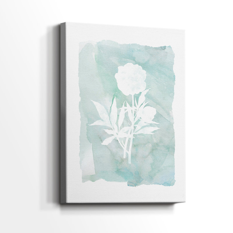 Silhouette Botanical I - galerie Cavas, H 12 po x l 8 po