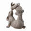 Statue de jardin maman et bébé lapins