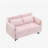 52" Modern Velvet Sofa Bed - 3-In-1 Convertible with Pillows & Side Pockets-1961656626