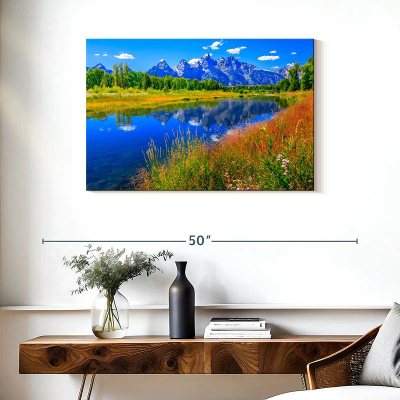 Grand Tetons pittoresque d'Alvord, H 24 po x l 36 po