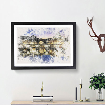 St. Peters Basilica in Rome Italy - Framed Print