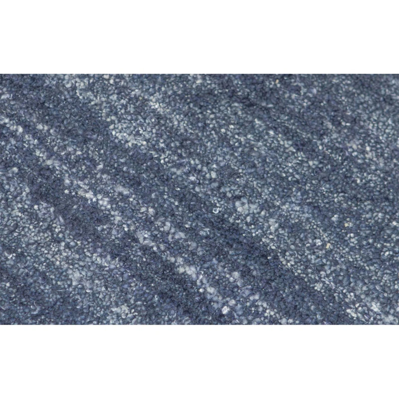 Striped Area Rug in Navy, Rectangle 10' x 14'