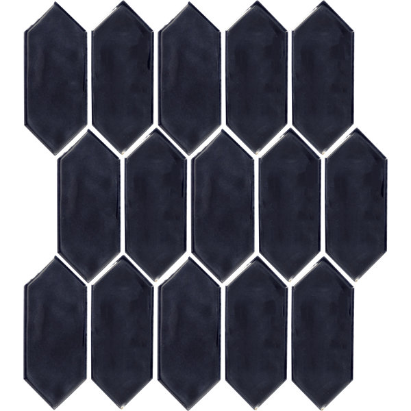Itona Tile 2 x 5 Glazed Ceramic Picket Mosaic Tile (12 PC Per Carton) (8.76 SQFT Per Carton)