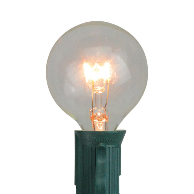 Ampoules de Noël de remplacement, H 3 po x l 8 po x P 8 po, Transparent