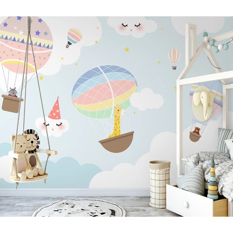 Papier peint amovible Sleeping Clouds, L 114 po x l 204 po