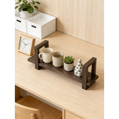 Adjustable Desk Bookshelf For Books And Magazines, Tool-Free Assembly Desktop Organizer With Sliding Panels, Space-Saving Tabletop Shelf For Home Office