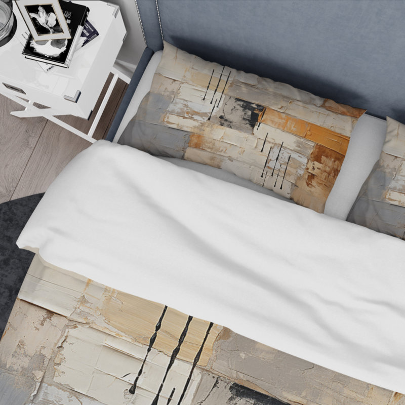Ensemble de housse de couette en microfibre / polyester Abstraction I Bedding
