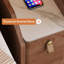 Carlyse 25cm W Manufactured Wood Bedside Table