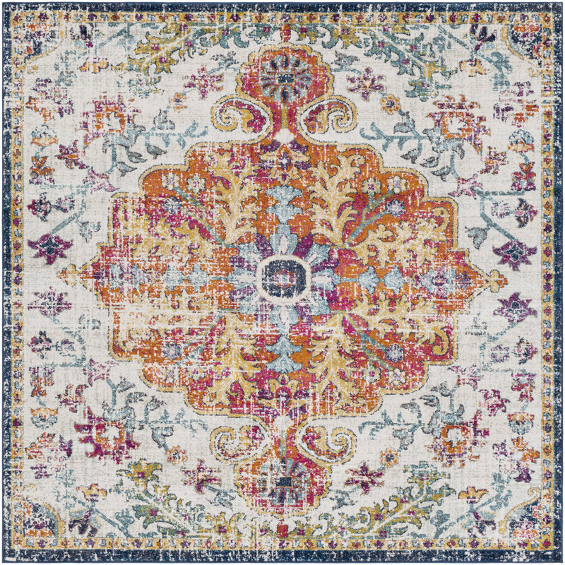 Hillsby Oriental Indoor Rug, Square 5'