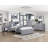 Sely Nightstand, 1 Drawer W Open Cubby, White Wood, Ring Handle-122000244