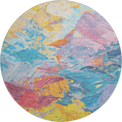 Premium Machine Washable Varroville AMF1713 Abstract Rug