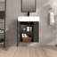 Meuble-lavabo simple 21,6 po avec plateau en céramique-1234631521