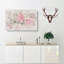 Pale Pink Carnation Flowers - Wrapped Canvas-56659988