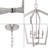 5 - Light Steel Dimmable Square / Rectangle Chandelier-71052823