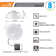 10.17" Selectable CCT New Construction IC LED Recessed Lighting Kit