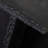 Spectre Black Slat Stone Accent Table