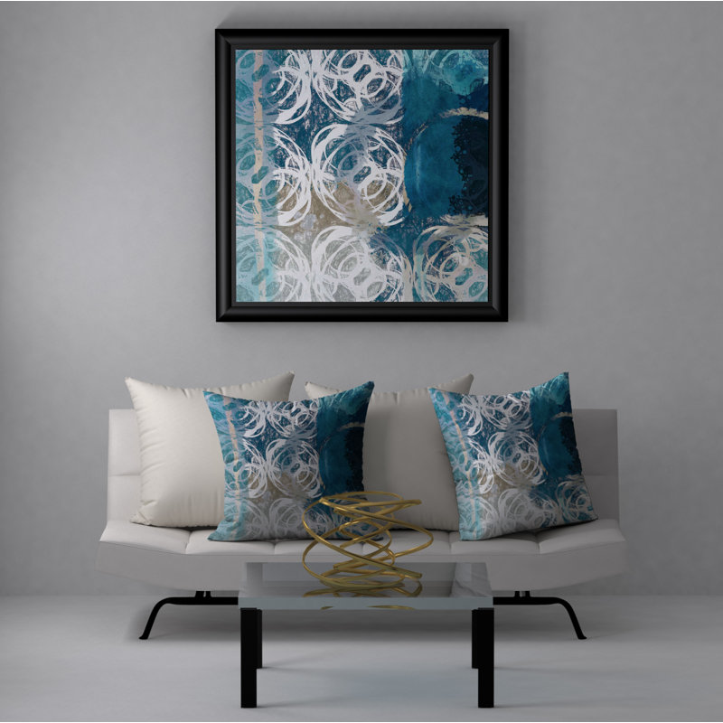 Housse de coussin décorative carrée/insert, 24 po x 24 po