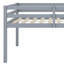 Lit mezzanine en bois avec échelle-1158495975
