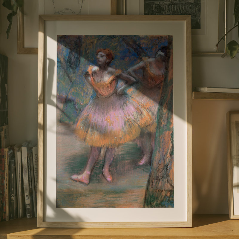 Wrapped Canvas Print, White/Pink, 121.92 cm H x 81.28 cm W