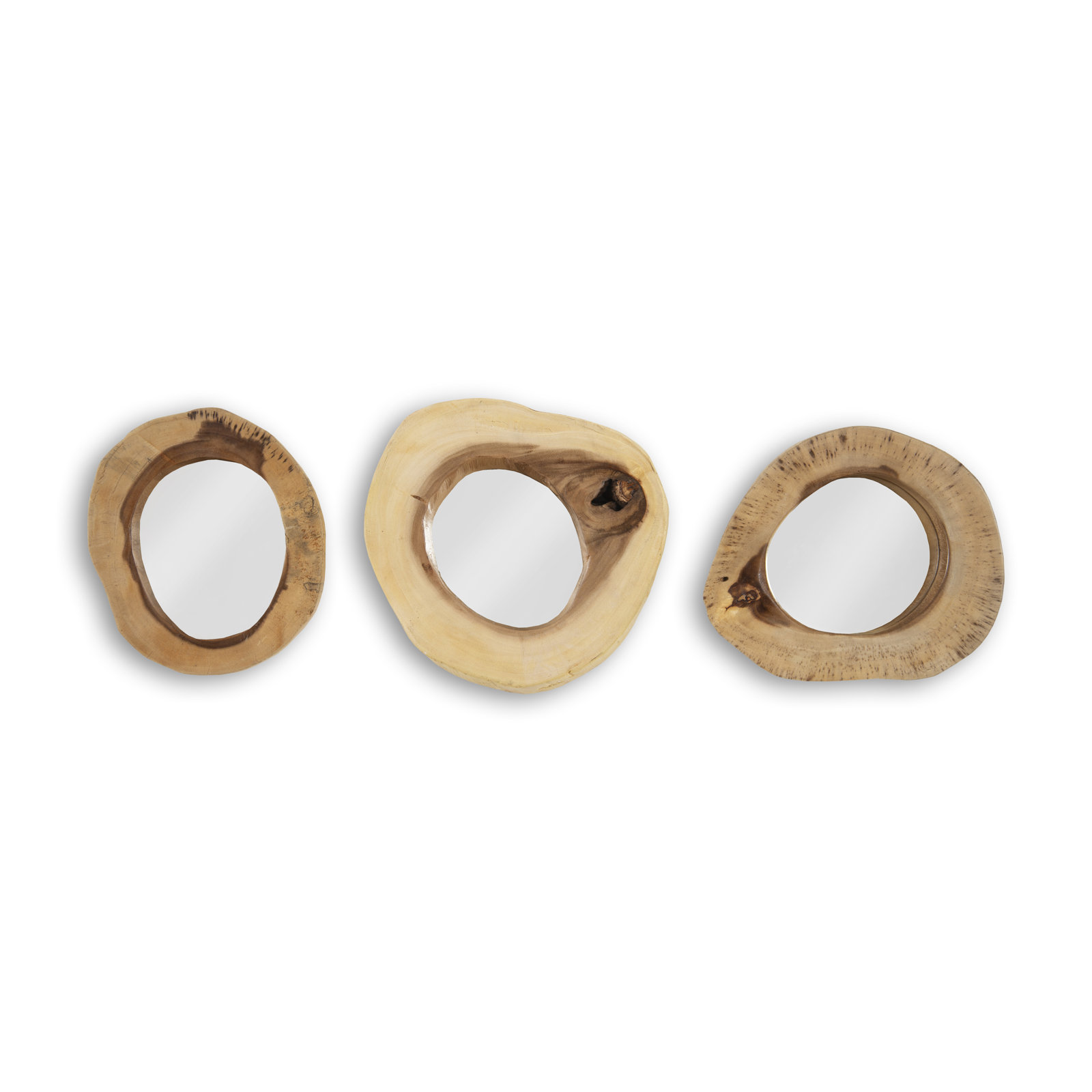 Chuleta 3 Piece Chuleta Frameless Mirror Set