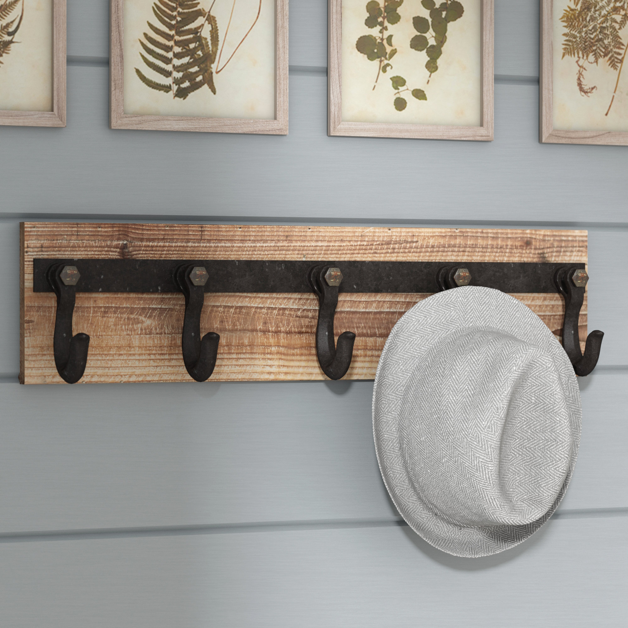 August Grove® Solid Wood Wall Wall Hook & Reviews