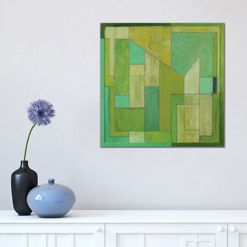 Verdigris by Stephen Cimini - Painting on Canvas, 45.72 cm H x 45.72 cm W x 1.91 cm D, Wrapped Canvas