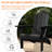 HDPE Outdoor 3-Position Adjustable Backrest Adirondack Chair with Cup Holder and Foldable Design-1525232642