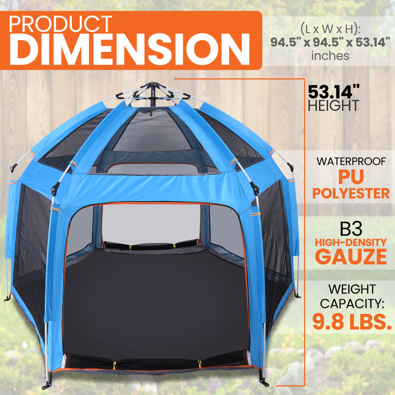  Lit de bébé convertible, Bleu