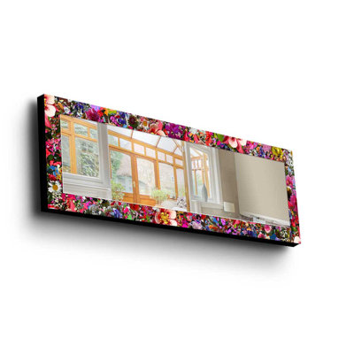 Armijo Wood Flat Wall Mirror