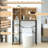 Over The Toilet Storage Cabinet Space-saving Toilet Organizer With Pe Rattan Door