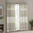 Cotton Printed Curtain Panel With Chenille Detail And Lining(Only 1 Pc Panel)