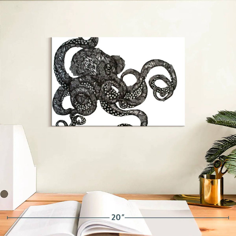 Brampt Barnacle Octopus, 8" H x 12" W