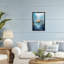 Cadre flottant sous-marin Ocean Waves Turtle, design par LSR Design Studio-139456969-139456970