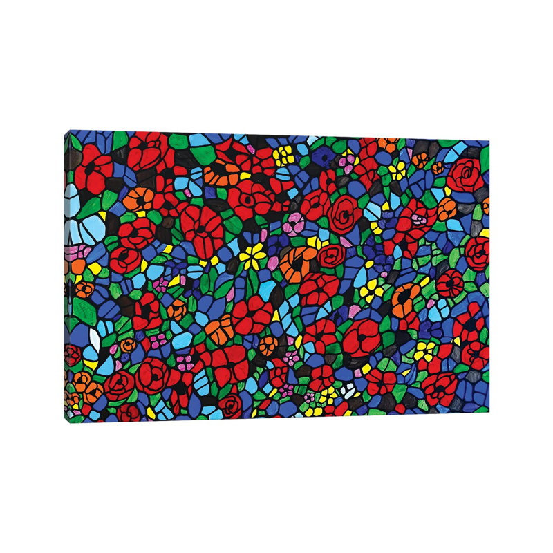 Flower Medley by Rachel Olynuk - Gallery-Wrapped Canvas Giclée on Canvas, 66.04 cm H x 45.72 cm W x 1.91 cm D, Canvas
