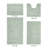 Adelen Premium 2370 GSM 100% Cotton 4 Piece Bath Rug Sets, Machine Washable, Super Absorbent & Tufted Weave Reversible Bath Mat for Bathroom, Shower, and Tub, Oeko-Tex Certified Bathroom Rugs, Dark Sage-673198622-732635509