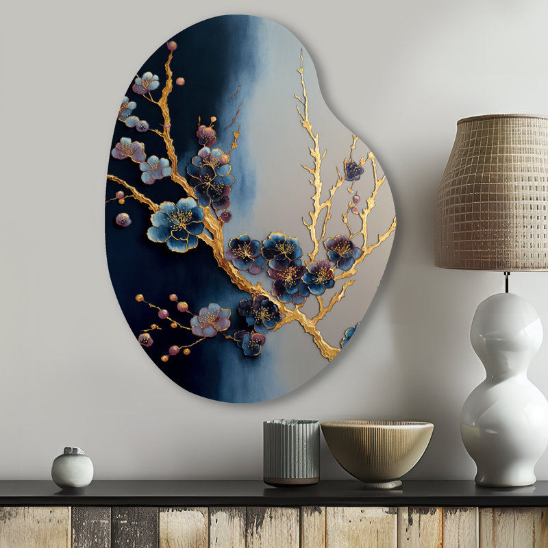 Kitt - Art mural en forme de poire en forme de poire arbre bonsaï, H 30 po x l 22 po x P 1 po