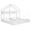Lits plateforme Wood House, deux lits partagés
