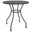 Ensemble de salle à manger de jardin d'extérieur anthracite