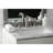 Kingston Brass Wilshire Two-Handle 3-Hole Deck Mount Widespread Bathroom Faucet with Brass Pop-Up Drain-29273206