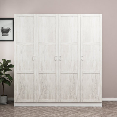 Raqual 100% MELAMINE COATED PARTICLE BOARD Wardrobe