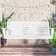 Hängebank Gartenschaukel mit faltbarem Couchtisch für 2-3 Personen Tannenholz 150 x 75 x 53 cm Weiß