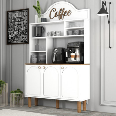 Coffee Bar Cabinet by Lark Manor