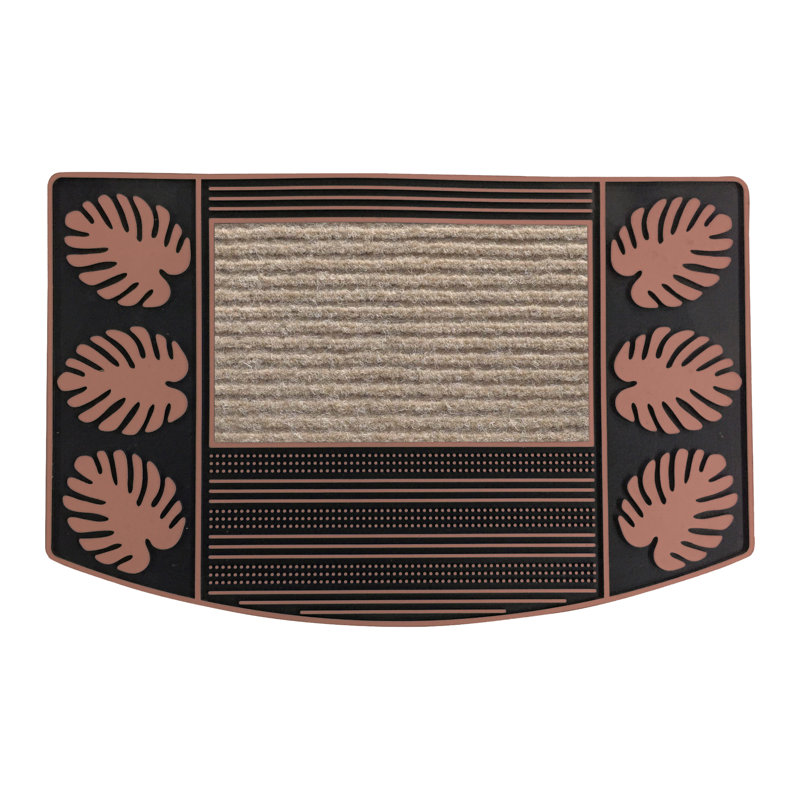 Maiden Lane Non-Slip Outdoor Doormat, Bronze