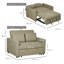 Nencho 2 Seater Sofa Bed, 120 cm Convertible Bed Settee-2009107327